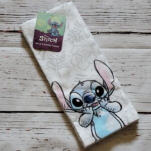 🆕️ DISNEY STITCH KITCHEN TOWELS (2 PACK) 💙💗